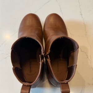 Brown Leather Ankle Boots